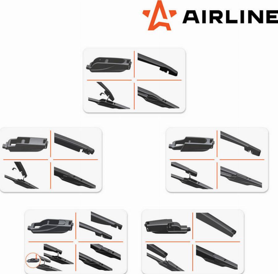 Airline AWB-RK-350 - Щітка склоочисника autozip.com.ua