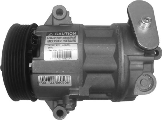 Airstal 10-4521 - Компресор, кондиціонер autozip.com.ua