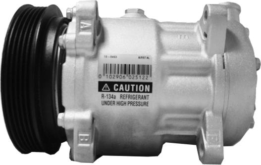 Airstal 10-0463 - Компресор, кондиціонер autozip.com.ua