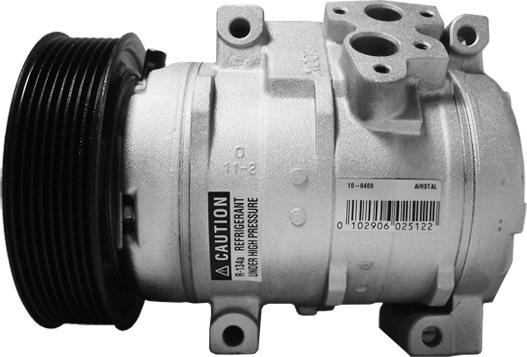 Airstal 10-0409 - Компресор, кондиціонер autozip.com.ua