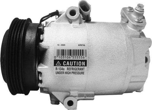 Airstal 10-0069 - Компресор, кондиціонер autozip.com.ua