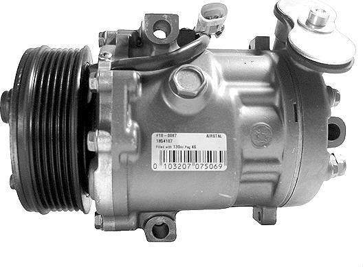 Airstal 10-0087 - Компресор, кондиціонер autozip.com.ua