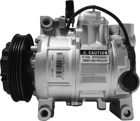 Airstal 10-0185 - Компресор, кондиціонер autozip.com.ua