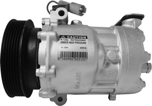 Airstal 10-0393 - Компресор, кондиціонер autozip.com.ua