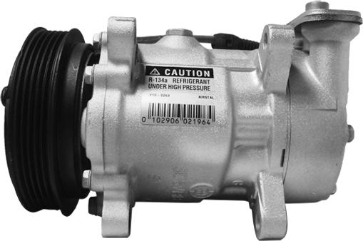 Airstal 10-0263 - Компресор, кондиціонер autozip.com.ua