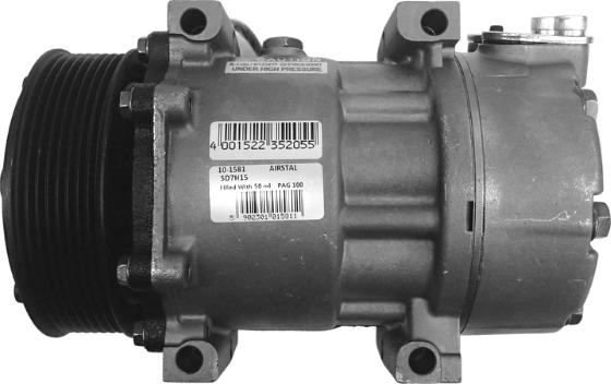 Airstal 10-1581 - Компресор, кондиціонер autozip.com.ua