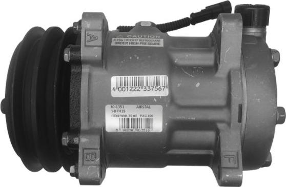Airstal 10-1351 - Компресор, кондиціонер autozip.com.ua