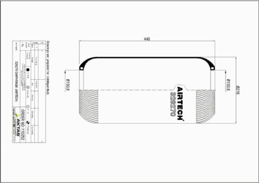 Airtech 326270 - Кожух пневматичної ресори autozip.com.ua