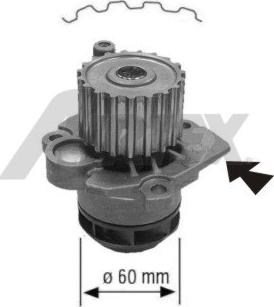 Airtex 1671 - Водяний насос autozip.com.ua