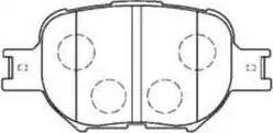 Aisin A1N065 - Гальмівні колодки, дискові гальма autozip.com.ua