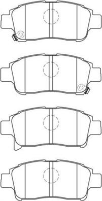 Aisin A1N067 - Гальмівні колодки, дискові гальма autozip.com.ua