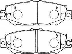 Aisin A2N058 - Гальмівні колодки, дискові гальма autozip.com.ua