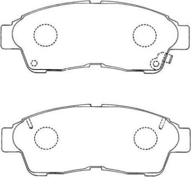 Aisin ASN-154 - Гальмівні колодки, дискові гальма autozip.com.ua