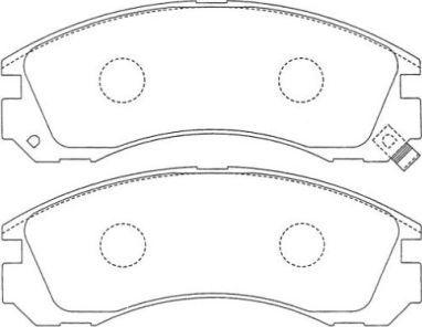 Aisin ASN-151 - Гальмівні колодки, дискові гальма autozip.com.ua