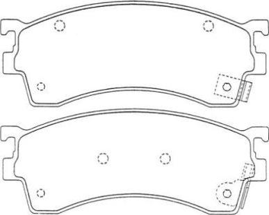 Aisin ASN-240 - Гальмівні колодки, дискові гальма autozip.com.ua