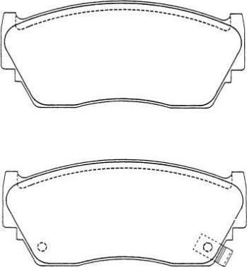 AISIN ASN-209W - Гальмівні колодки, дискові гальма autozip.com.ua