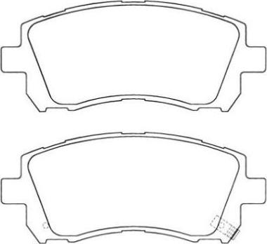 Aisin ASN-2040 - Гальмівні колодки, дискові гальма autozip.com.ua