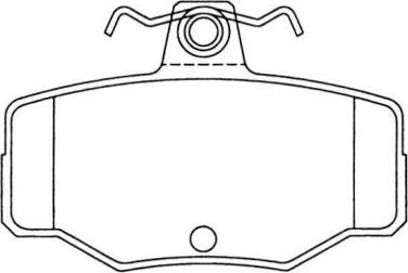 AISIN ASN-2008 - Гальмівні колодки, дискові гальма autozip.com.ua