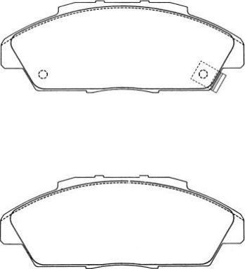 Aisin C1N014 - Гальмівні колодки, дискові гальма autozip.com.ua