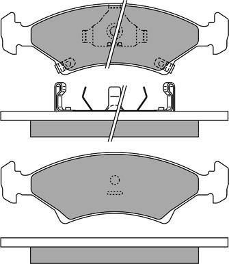 Aisin ASN-2079 - Гальмівні колодки, дискові гальма autozip.com.ua