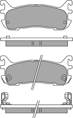 AISIN ASN-2165 - Гальмівні колодки, дискові гальма autozip.com.ua