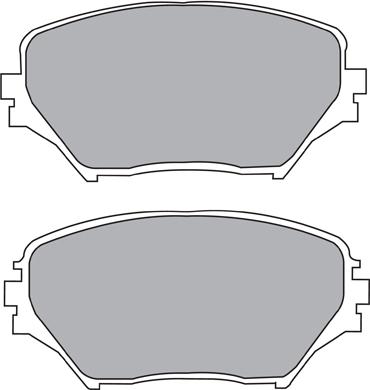 Aisin ASN-2102 - Гальмівні колодки, дискові гальма autozip.com.ua