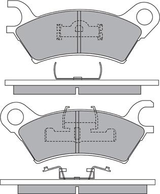 Aisin ASN-2113 - Гальмівні колодки, дискові гальма autozip.com.ua