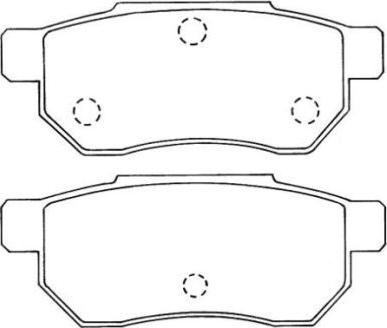 Aisin ASN-218 - Гальмівні колодки, дискові гальма autozip.com.ua