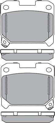 AISIN ASN-2171 - Гальмівні колодки, дискові гальма autozip.com.ua