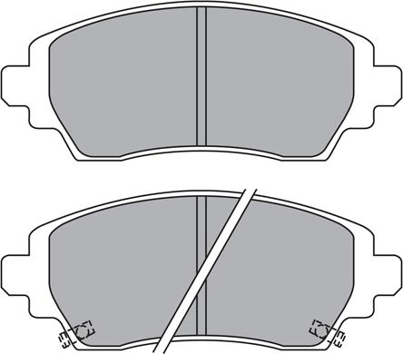 AISIN ASN-2178 - Гальмівні колодки, дискові гальма autozip.com.ua