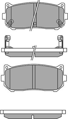 Aisin ASN-2177 - Гальмівні колодки, дискові гальма autozip.com.ua