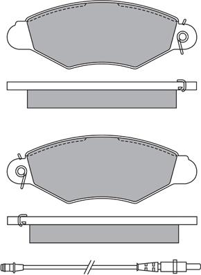 Aisin ASN-2200 - Гальмівні колодки, дискові гальма autozip.com.ua