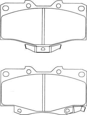 Aisin ASN-274 - Гальмівні колодки, дискові гальма autozip.com.ua