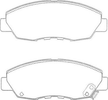 Aisin ASN-271 - Гальмівні колодки, дискові гальма autozip.com.ua