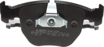 AISIN BPBM-1004 - Гальмівні колодки, дискові гальма autozip.com.ua