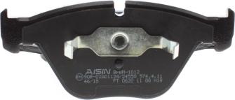 AISIN BPBM-1012 - Гальмівні колодки, дискові гальма autozip.com.ua
