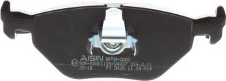 AISIN BPBM-2002 - Гальмівні колодки, дискові гальма autozip.com.ua