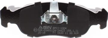 AISIN BPCI-1004 - Гальмівні колодки, дискові гальма autozip.com.ua