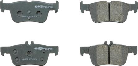 AISIN BPFD-7014 - Гальмівні колодки, дискові гальма autozip.com.ua