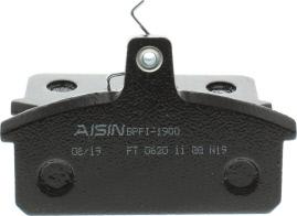AISIN BPFI-1900 - Гальмівні колодки, дискові гальма autozip.com.ua