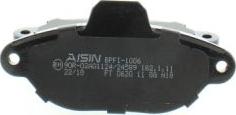 AISIN BPFI-1006 - Гальмівні колодки, дискові гальма autozip.com.ua