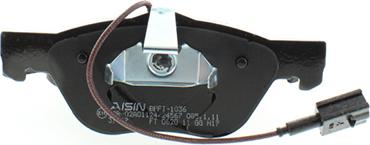 AISIN BPFI-1036 - Гальмівні колодки, дискові гальма autozip.com.ua