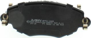 AISIN BPFO-1005 - Гальмівні колодки, дискові гальма autozip.com.ua