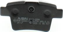 AISIN BPFO-2006 - Гальмівні колодки, дискові гальма autozip.com.ua