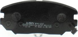 AISIN BPHY-1010 - Гальмівні колодки, дискові гальма autozip.com.ua