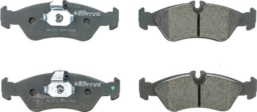 AISIN BPM-7006 - Гальмівні колодки, дискові гальма autozip.com.ua