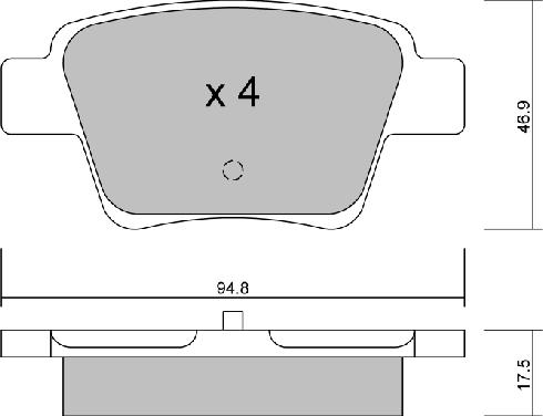 Aisin BPPE-2005 - Гальмівні колодки, дискові гальма autozip.com.ua