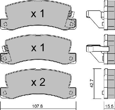 Lemförder 26298 - Гальмівні колодки, дискові гальма autozip.com.ua