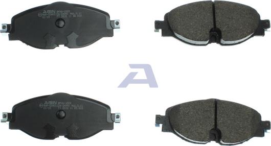 AISIN BPVW-1029 - Гальмівні колодки, дискові гальма autozip.com.ua