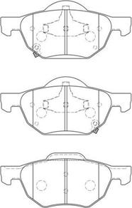 AISIN C1N083 - Гальмівні колодки, дискові гальма autozip.com.ua